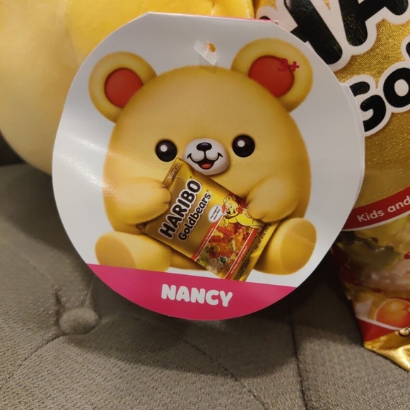 ZURU Snackles Haribo Bear Nancy 14" Plush Super Soft Stuffed Animal Yellow New - Picture 5 of 9